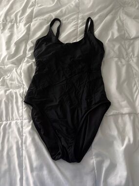Calvin Klein Black One-Piece Swimsuit